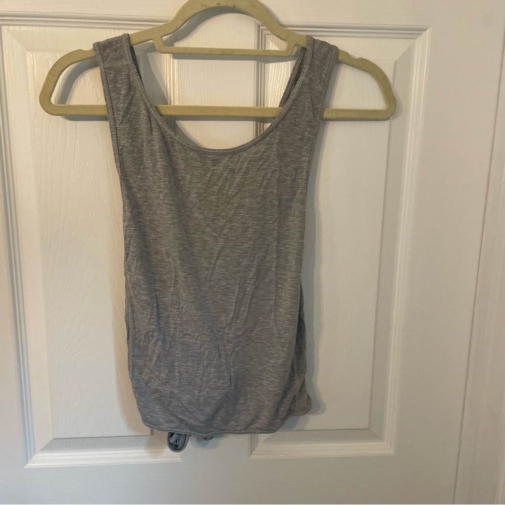 Gray Sleeveless Women's Top